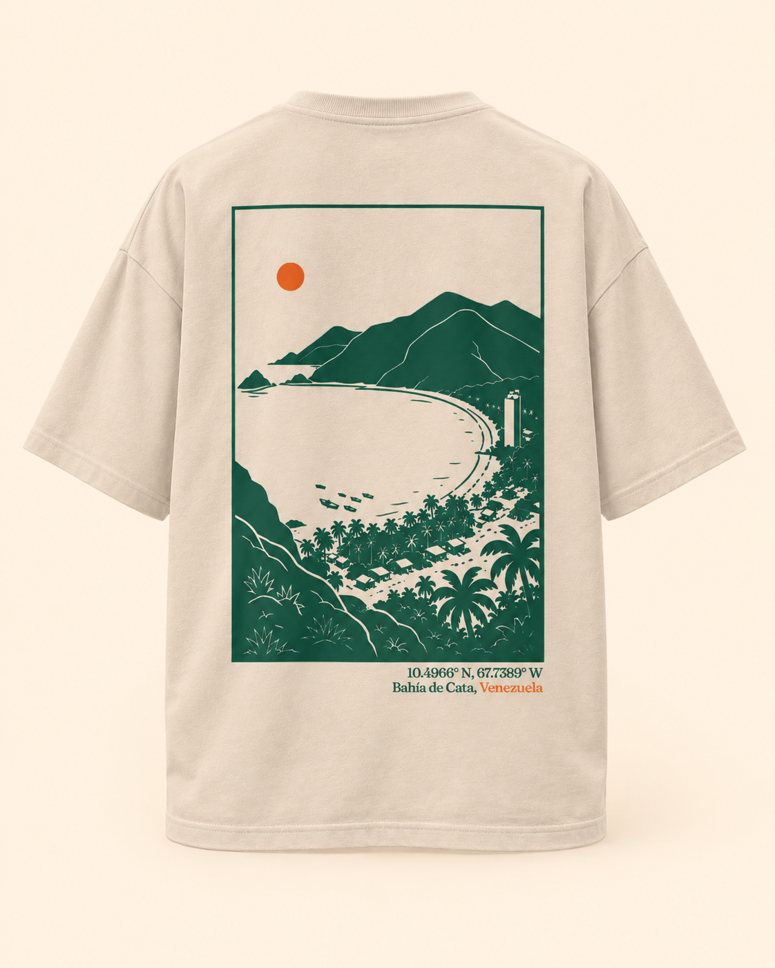 Franela Oversize Bahía de Cata Unisex