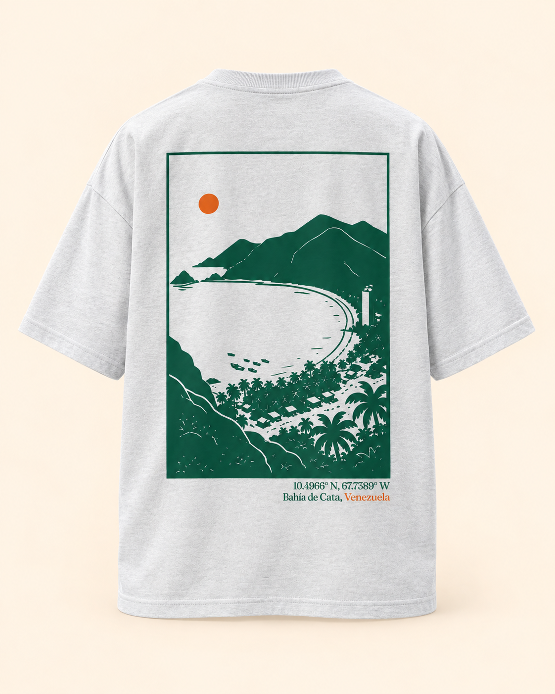 Franela Oversize Bahía de Cata Unisex