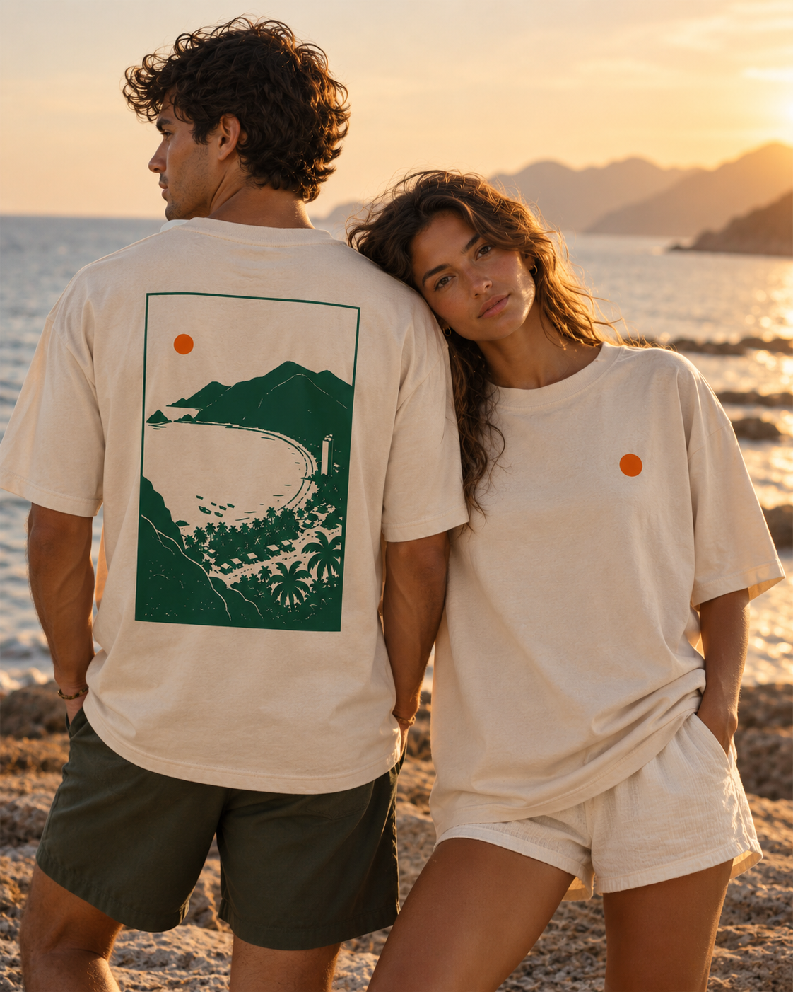Franela Oversize Bahía de Cata Unisex