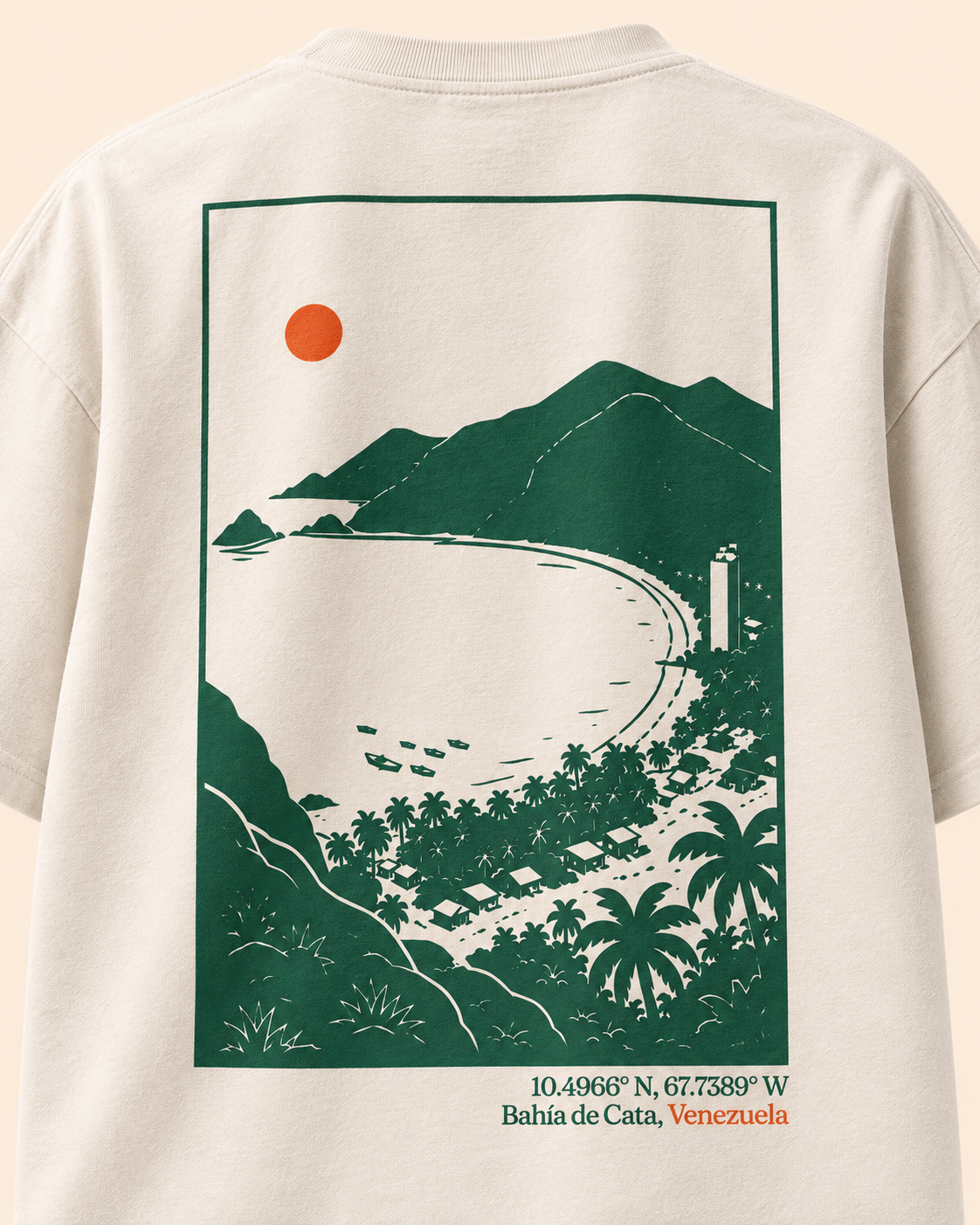 Franela Oversize Bahía de Cata Unisex