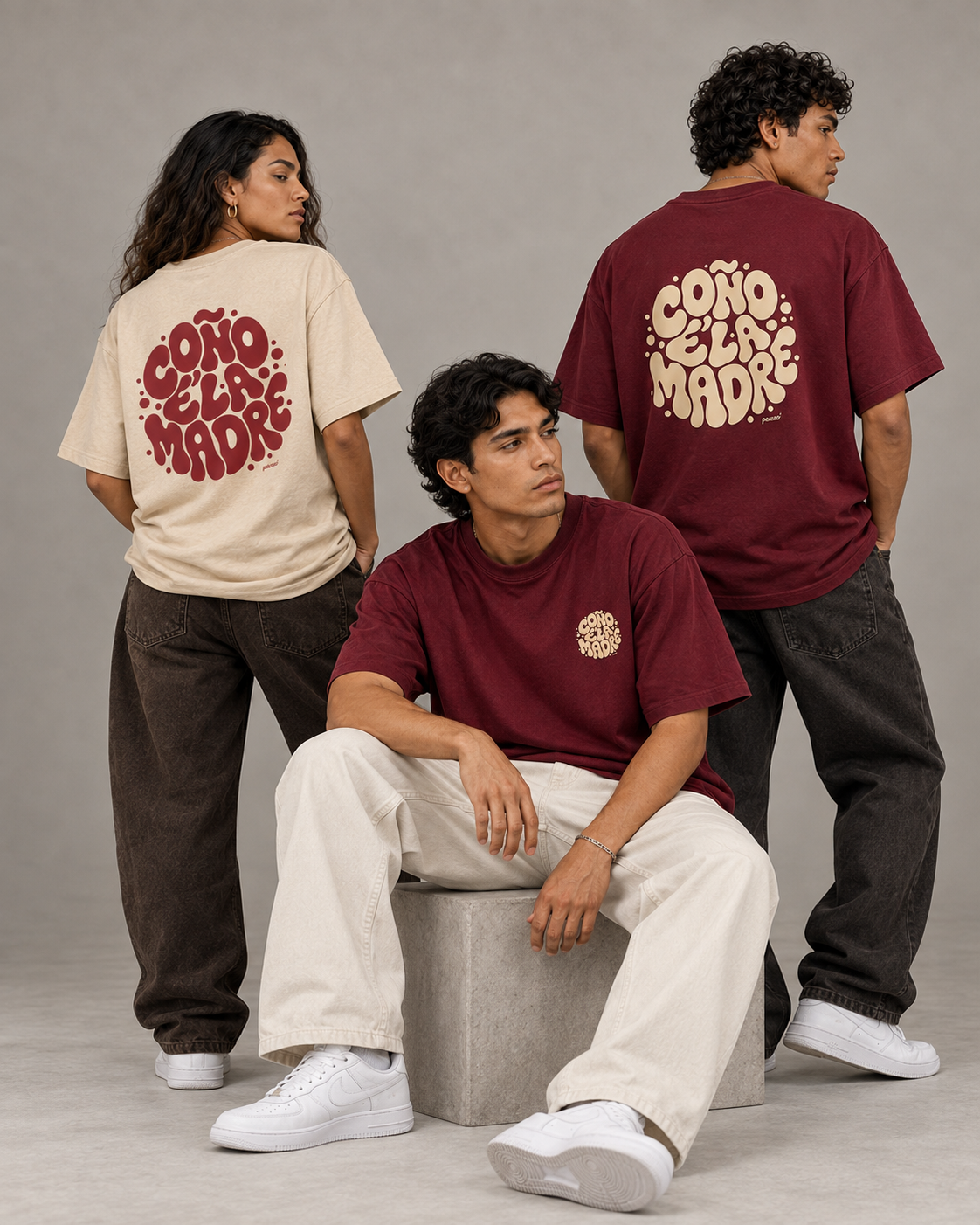 Franela Oversize Coño e´ la Madre Unisex